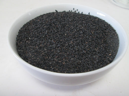 Natural Black Sesame Seeds, 25 lb-Greenbulk