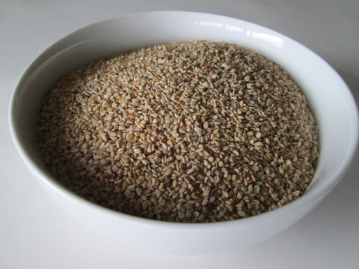Natural Raw White Sesame Seeds, 25 lb-Greenbulk
