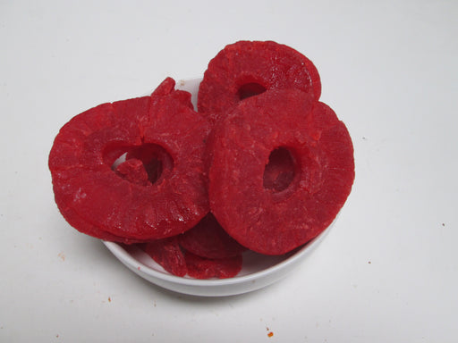 Dried Pineapple Rings-Strawberry Flavor, 44 lbs($2.80/lb)
