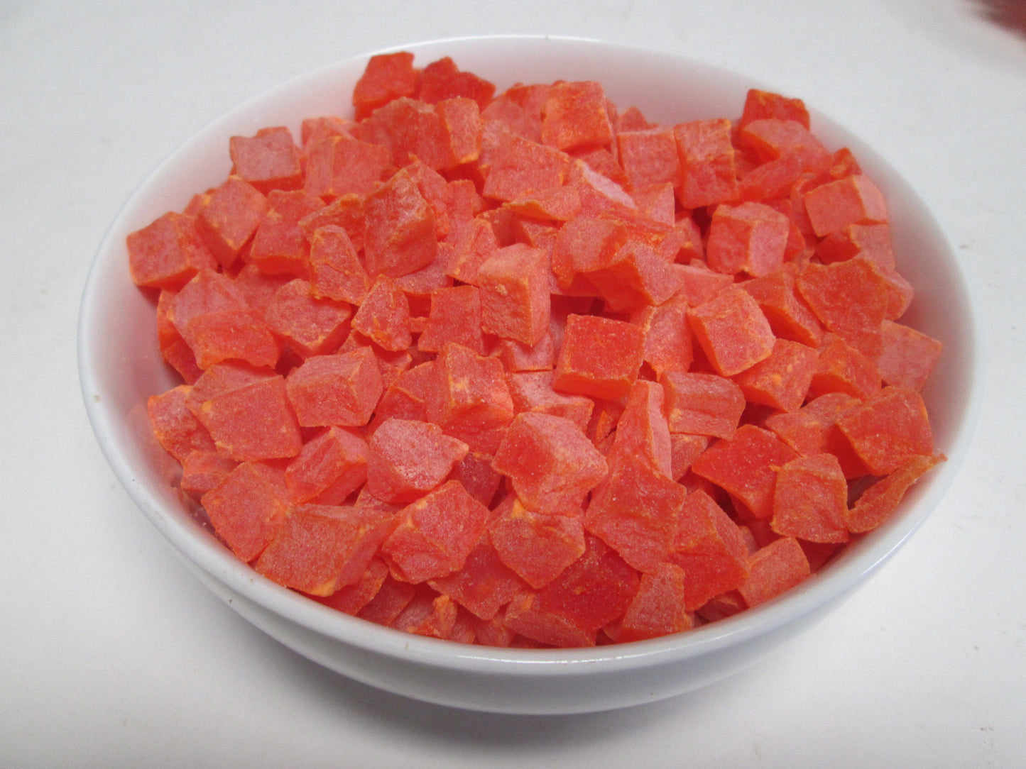 Dried Papaya Dices, 44 lbs / case