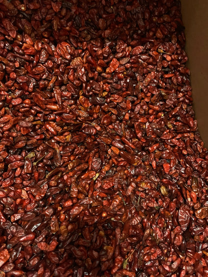 Dried Pequin Chiles , 10 lbs