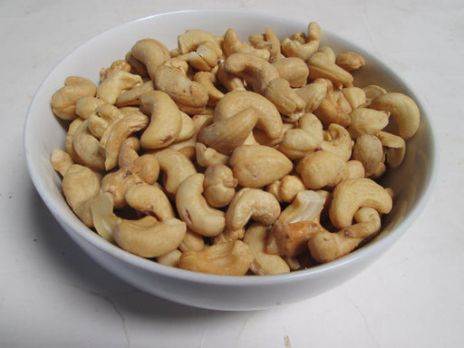 Roasted & Salted Whole Cashews, 320CT, 25 lbs