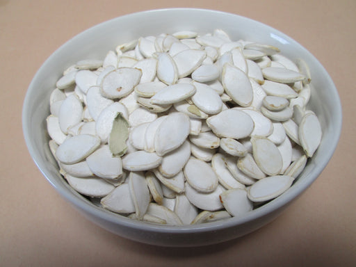 Roasted White Pumpkin Seeds Inn Shell, 25 lbs / case