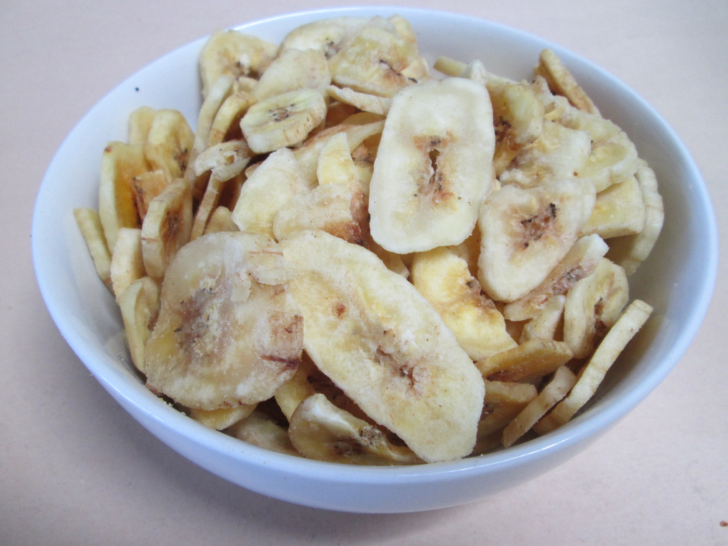 Un-Sweetened Dried Banana Chips, 14 lbs / case