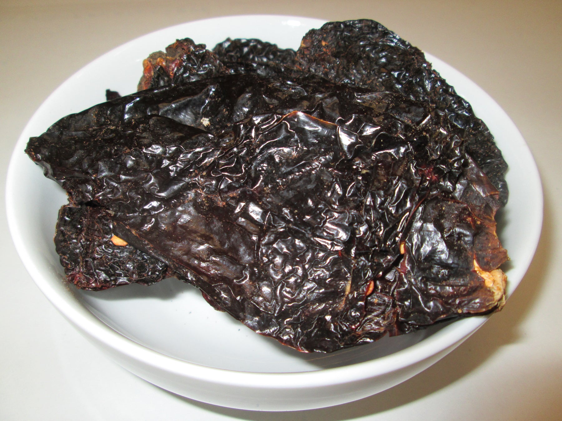Dried Ancho Chiles stimless, 25 lbs