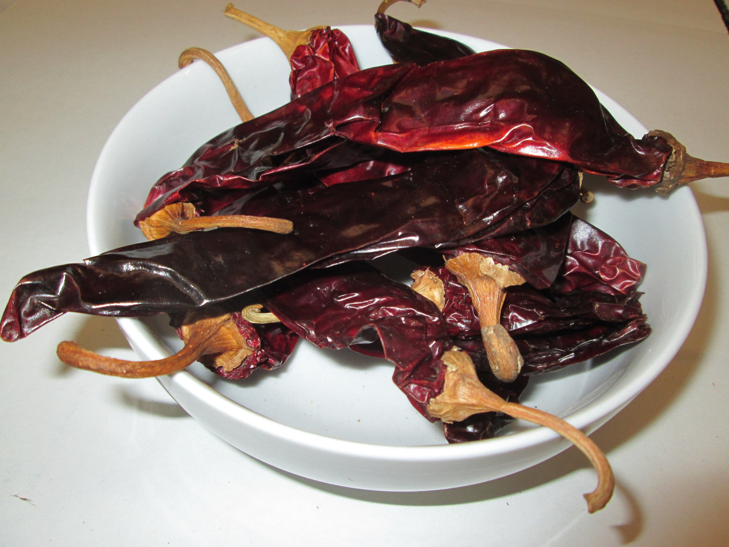 Dried California Chili Peppers with stim, 25 lbs