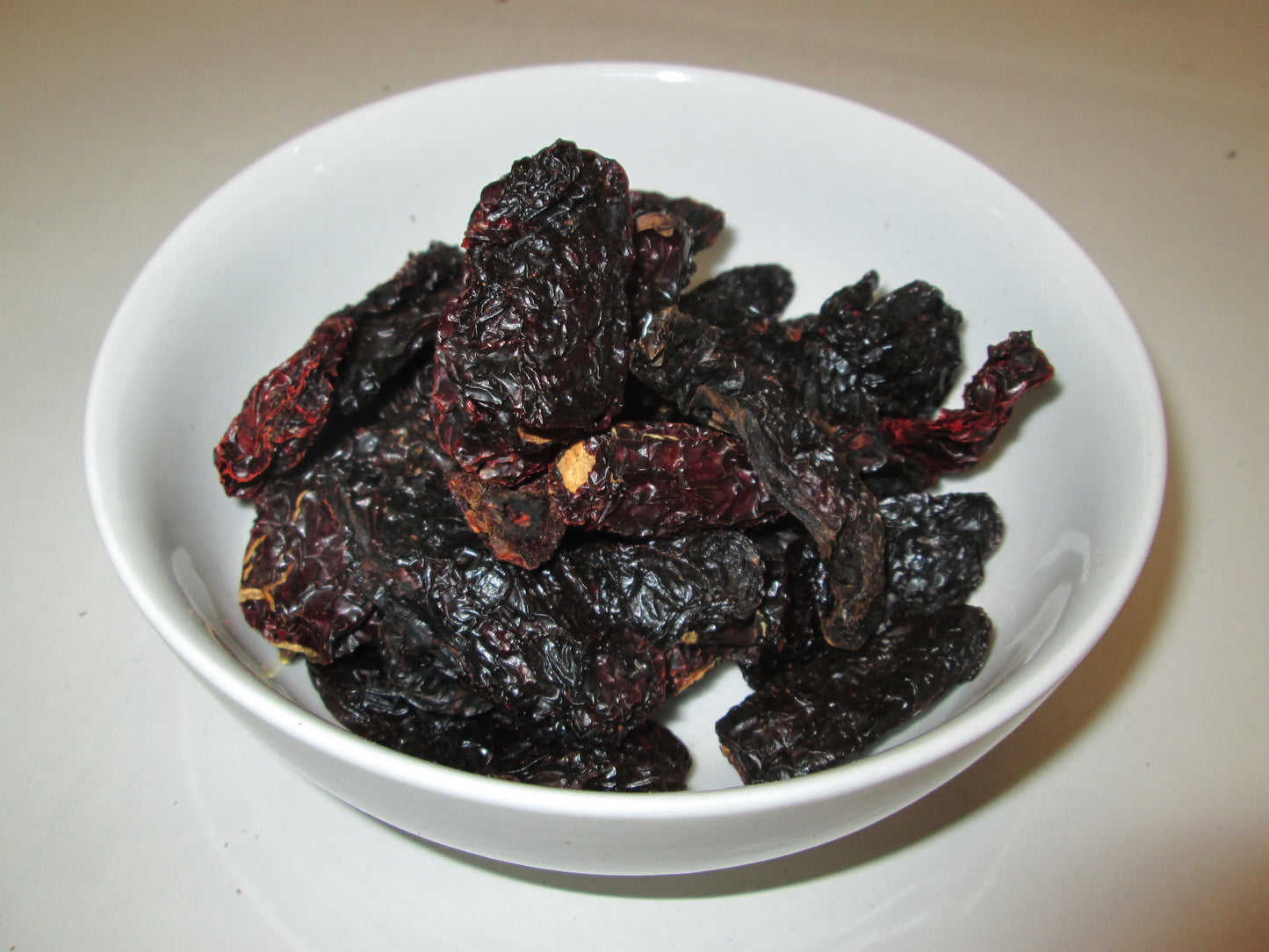 Dried Morita Chiles stemless , 25 lbs