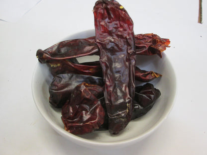 Dried Guajillo stemless Chiles, 25 lbs